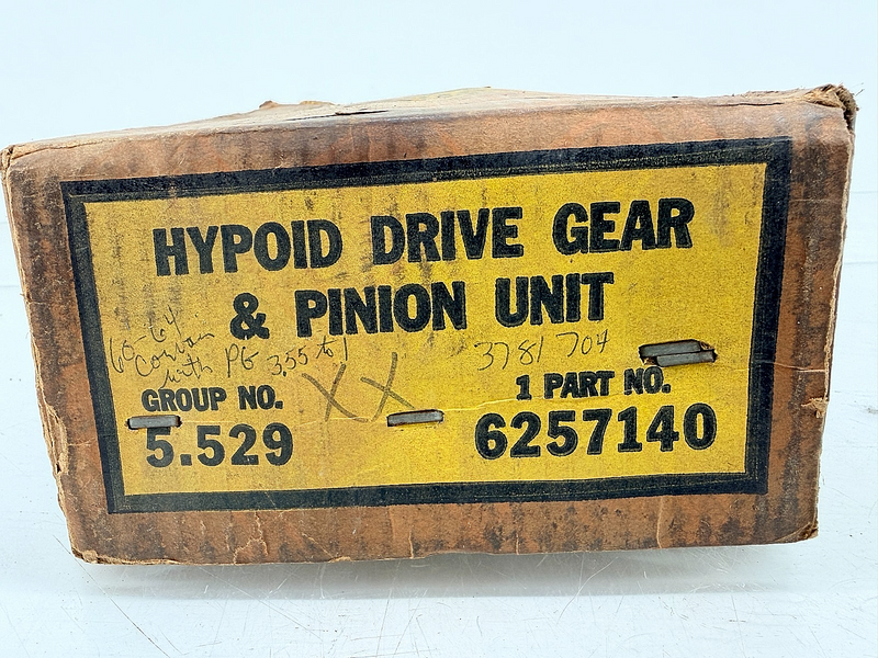 NOS GM 6257140 1960 - 1964 Corvair Ring Gear Pinion Set 3.55 Powerglide Gr 5.529