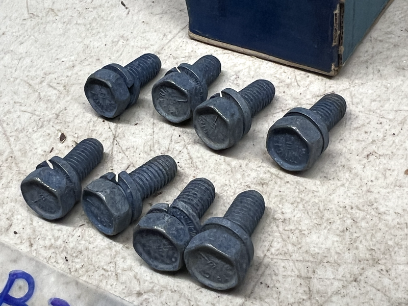 (8) NOS Ford N602549-S51M Clutch Pressure Plate Metric Bolt M8x1.25x20mm B28-53