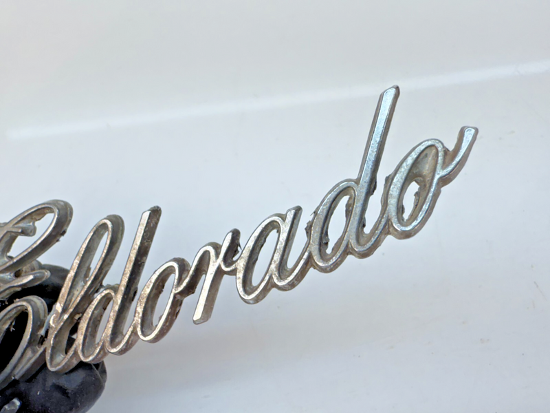OEM 1986 - 1989 Cadillac Eldorado Trunk Emblem Vintage Script 20082823 B32-206