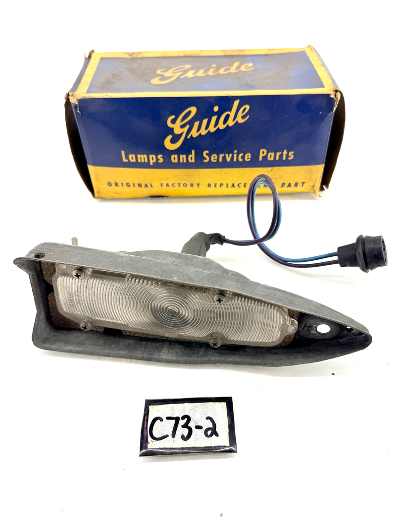 NOS 1959 Chevrolet Belair Biscayne Impala RH Parking Lamp Assembly Light C73-2