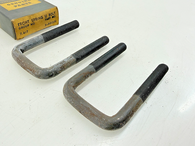 NOS GM 1929 - 1955 Chevrolet Passenger /Truck Front Axle U-bolts Rear 601231 C71