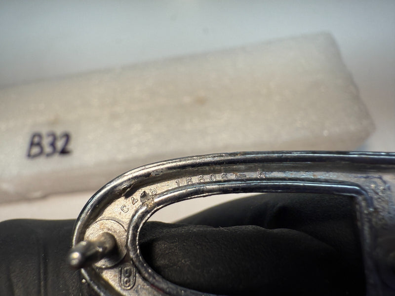 OEM 1964 Ford Galaxie 500 Custom Hood Letters Emblem Molding Trim Script B32-31