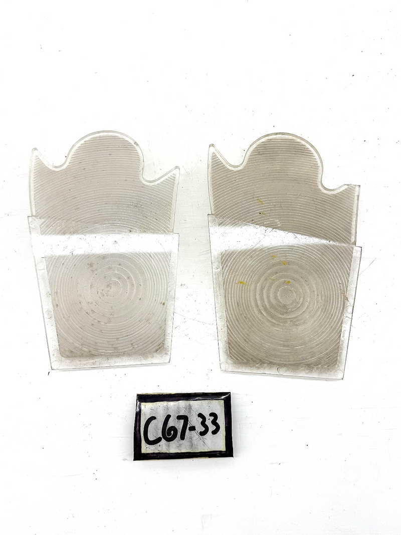OEM 1958 Mercury Montclair Monterey Inner Taillight Lens Pair C67-33