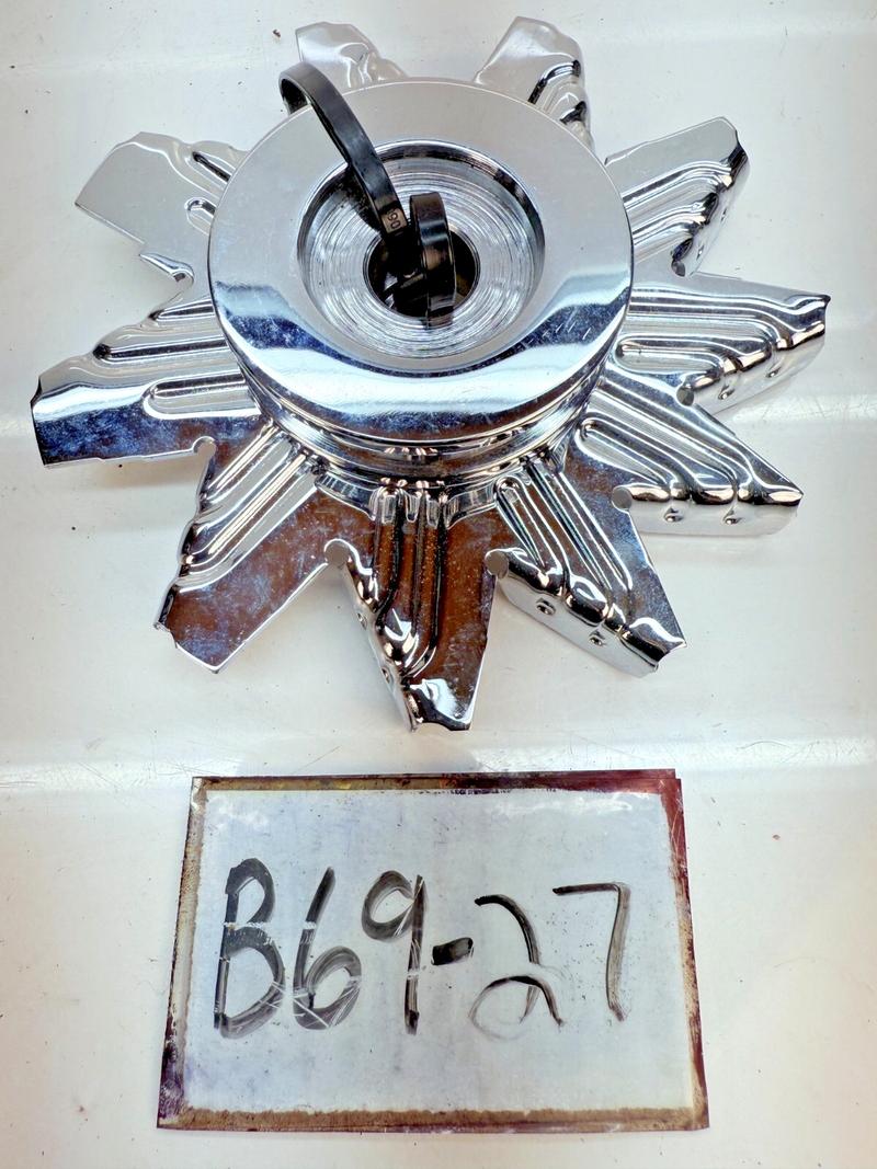 PULLEY & FAN CHROME DELCO 10SI 12SI 15SI ALTERNATOR CHEVROLET BUICK FORD B69-27