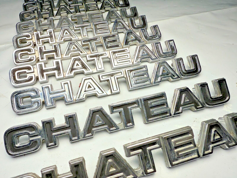 (1) OEM 1975-1979 Ford E100 E150 E250 Econoline Van CHATEAU EMBLEM B32-186