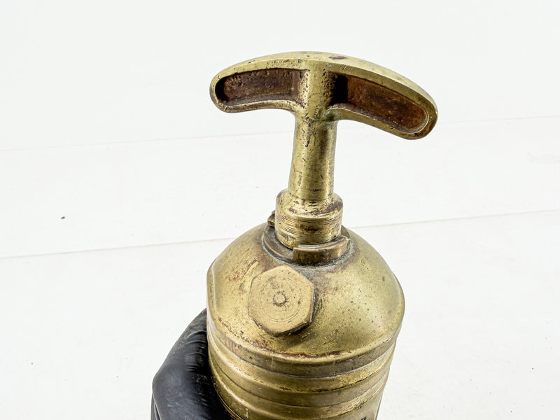 Vintage Pyrene Brass Fire Extinguisher Quart Pump Willys MB GPW Military C76-100