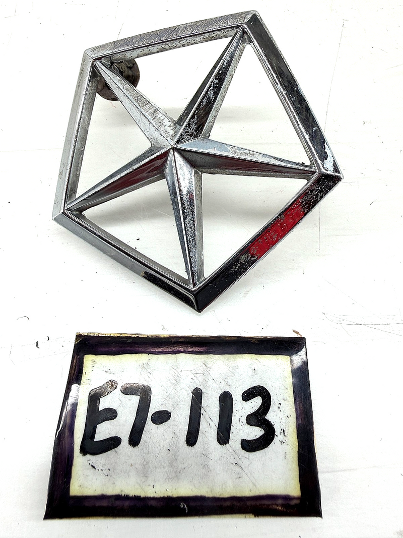 OEM 1981 - 1989 CHRYSLER DODGE PLYMOUTH PENTASTAR EMBLEM 63259 E7-113