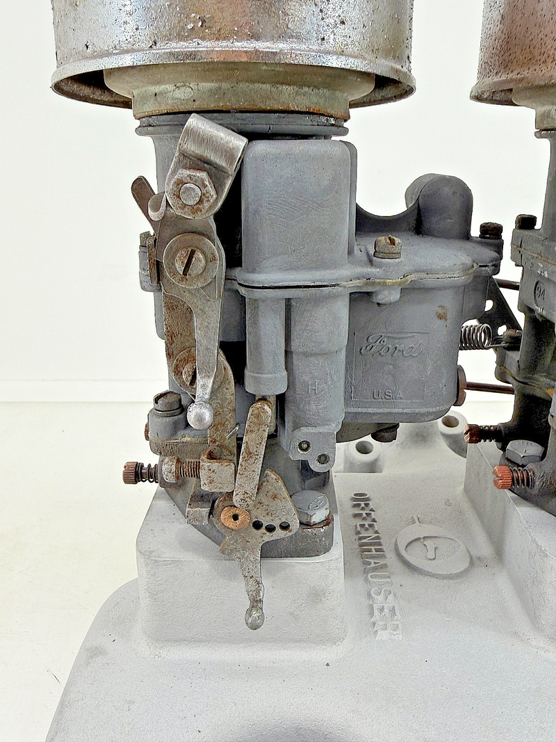 1956 1957 Offenhauser 3615 Tri-Power Intake Manifold Dodge Red Ram Hemi 315 325