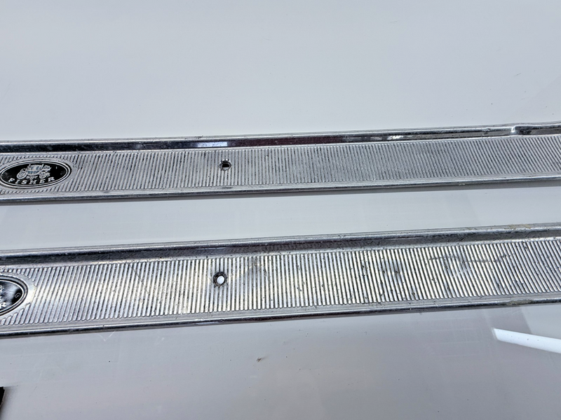 OEM 1964 - 1967 GM A BODY CHEVELLE GTO LEMANS CUTLASS 2 Dr Jam Sill Plates S-74