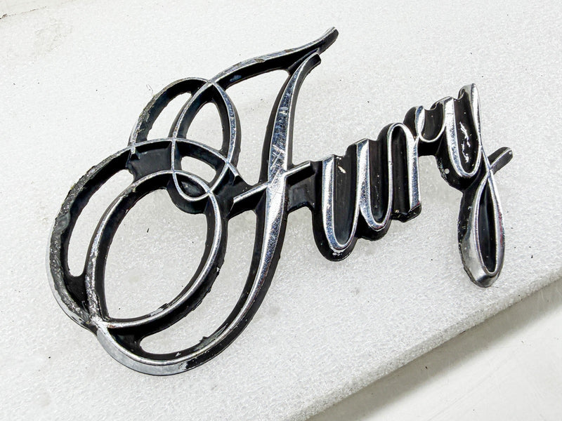 OEM 1975 - 1978 PLYMOUTH FURY SCRIPT EMBLEM MOPAR 3811524 E10-80