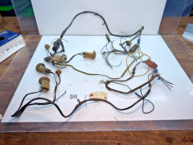 1978 1979 Ford Bronco Chassis To Tailgate Taillight Wiring Harness 78 79 B43-10