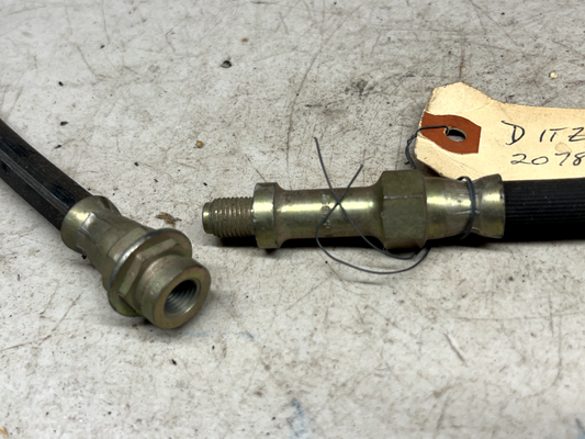 (1) NOS 1968-1971 Ford F250 4x2 F350 FRONT DISC BRAKE HOSE 68 69 70 71 B30-102