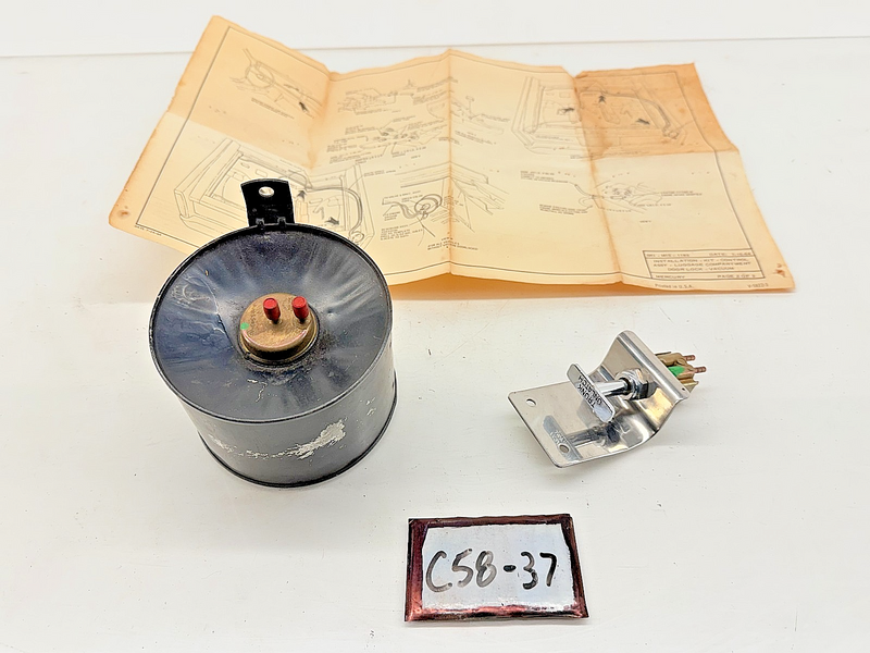 NOS 1965 - 1967 MERCURY COMET LUGGAGE COMPARTMENT DOOR LATCH VACUUM KIT C58-37