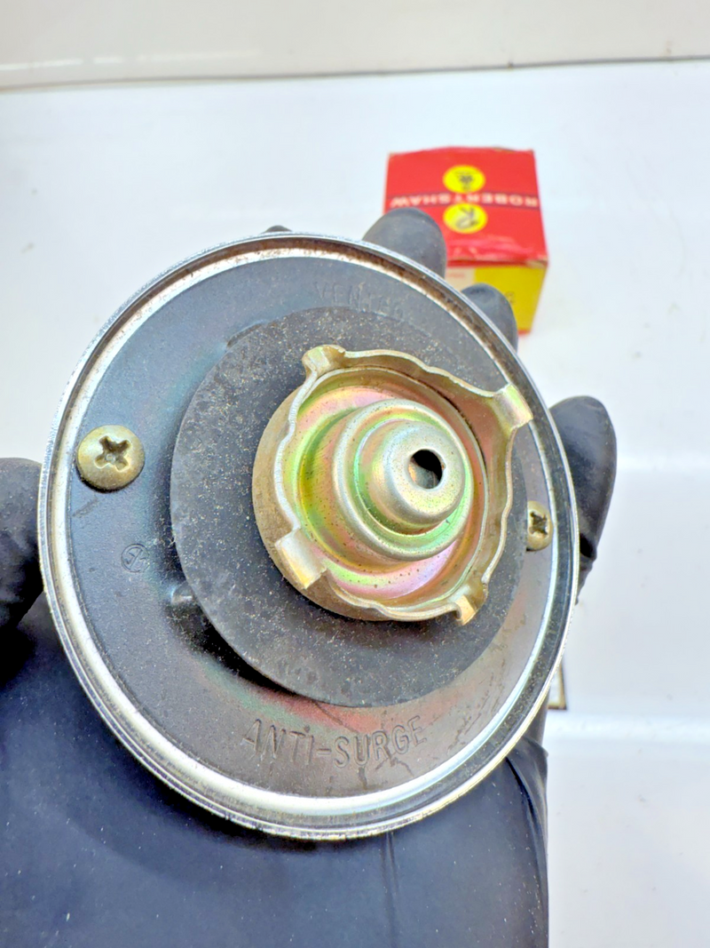 NOS Robertshaw Chrome Gas Cap RG-49 B2-38