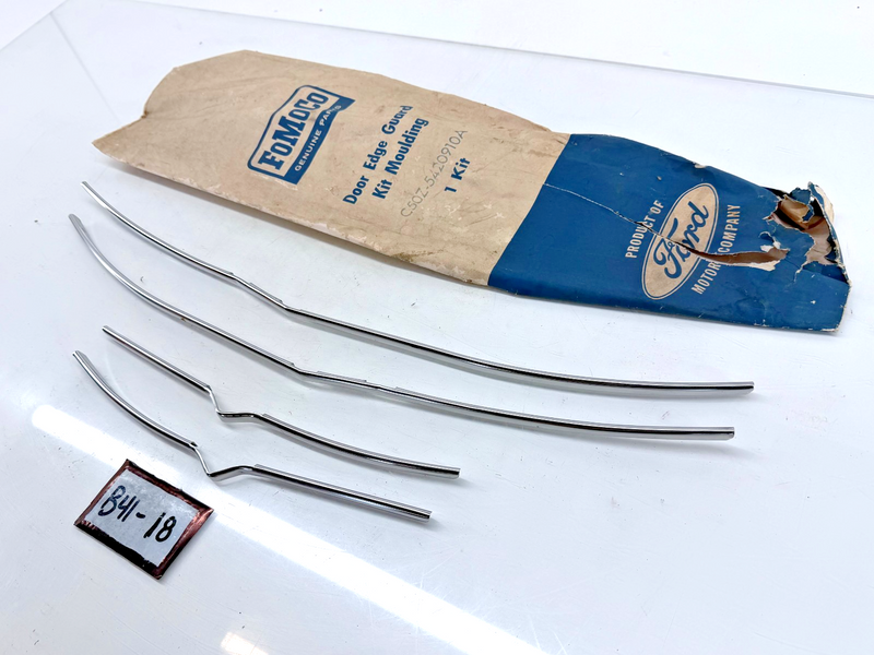 NOS 1965 Ford Fairlane DOOR EDGE GUARDS KIT 4DR C50Z-5420910-A B41-18
