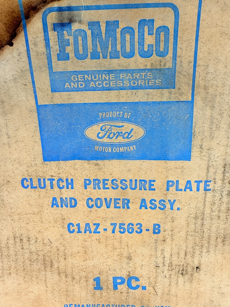 NOS 1961 Ford Galaxie Clutch Pressure Plate Cover C1AZ-7563-B C74-2