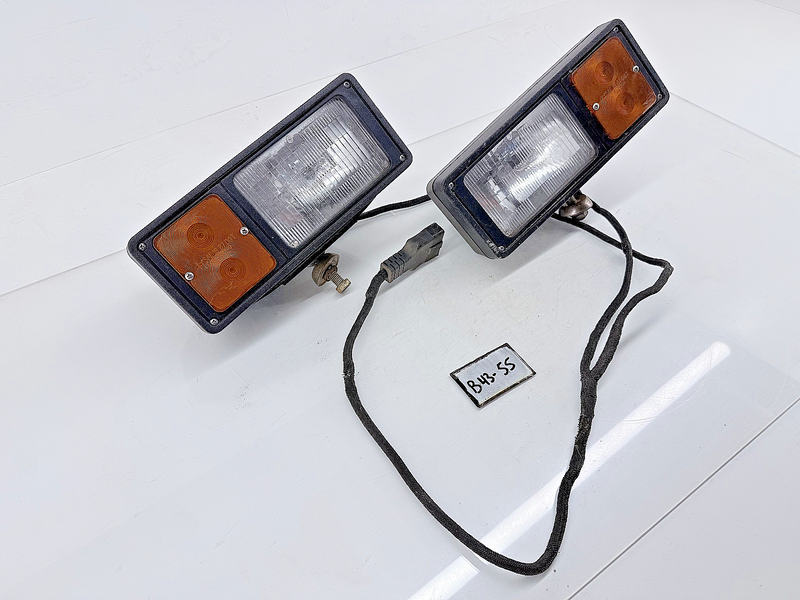 Dominion Auto Snow Plow Light Signal Head Lamp Light Pair SAE H12P 87 DOT B43-55
