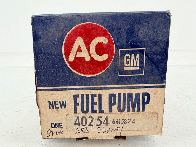 NOS AC 40524 Fuel Pump 40510 1959 - 1966 Chevy 283 Chevelle Impala Nova F-125