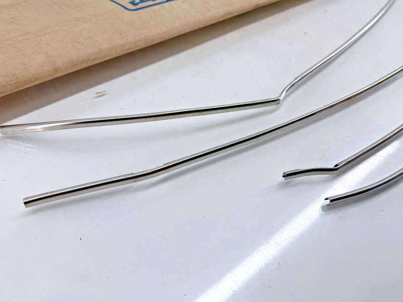 NOS 1968 1969 Fairlane 500 Torino DOOR EDGE GUARDS KIT 4DR C80Z-5420910-A B41-16