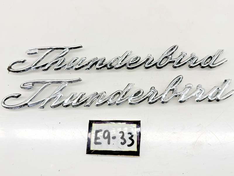 OEM 1960 - 1969 Ford Thunderbird Emblem Badge Pair C5SB-63291A36-A E9-33