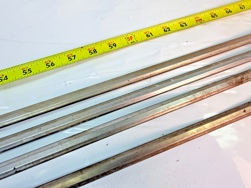 OEM 1960 Chevy Impala 4 DOOR Paint Divide Quarter MOLDINGS / TRIM FULL SET S1-62