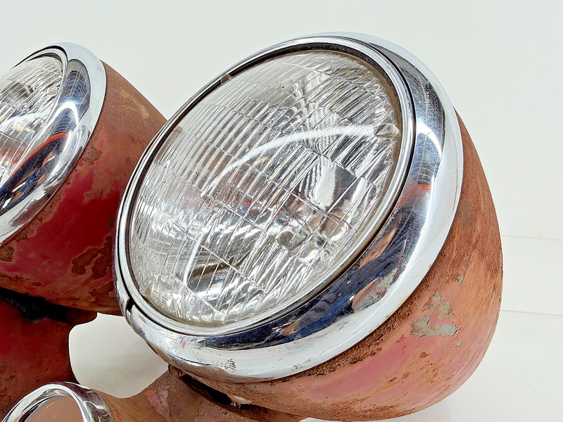 OEM 1938 - 1946 American LaFrance 500 600 Fire Truck Bullet Headlights Rat Rod
