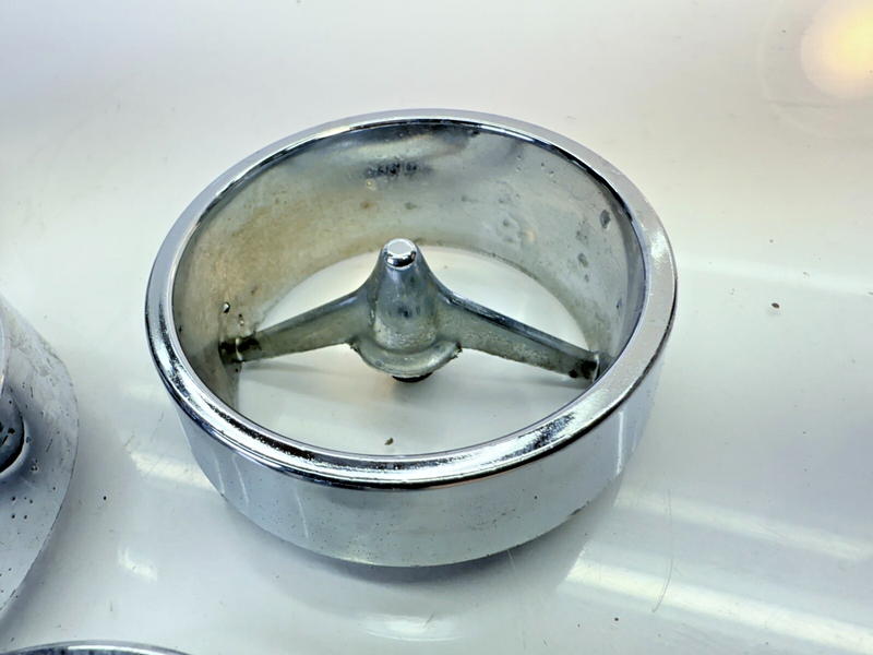 (5) 1963 63 Chevrolet Impala Tail Light Chrome Trim Ring Ornament B60-18