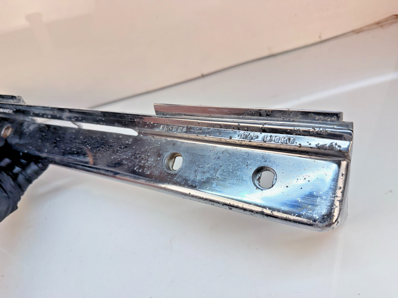 Vintage Ignition Lights Blower Map Light Chrome Dash Panel Part # 714273 B64-7