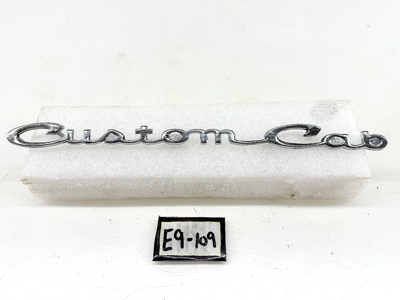 OEM 1961 - 1966 Ford Custom Cab Emblem Script C3TB-9125662-A 1963 E9-109