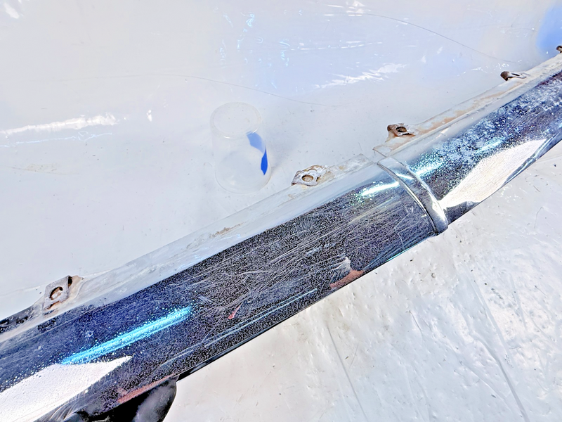 OEM 1955 Packard Chrome Upper Lower Grille Emblem / Lights Clipper U5B-101