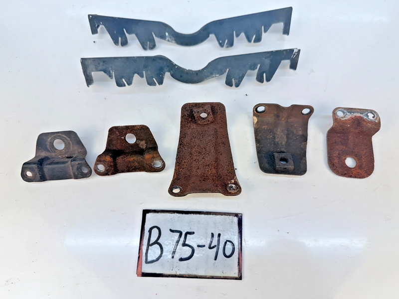 OEM 1960 Chevy Impala PAIR Grille Support Spacer & Misc Brackets B75-40