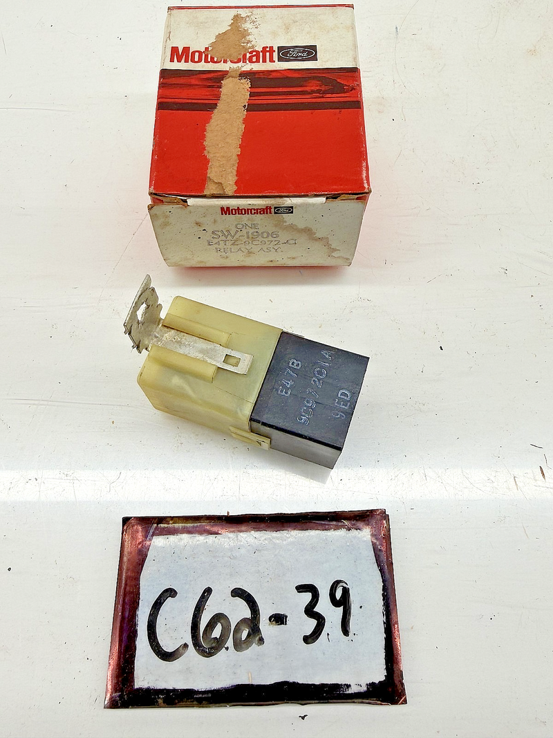NOS 1984 - 1986 Ford Bronco F-150 Carburetor Choke Relay E4TZ-9C972-C C62-39