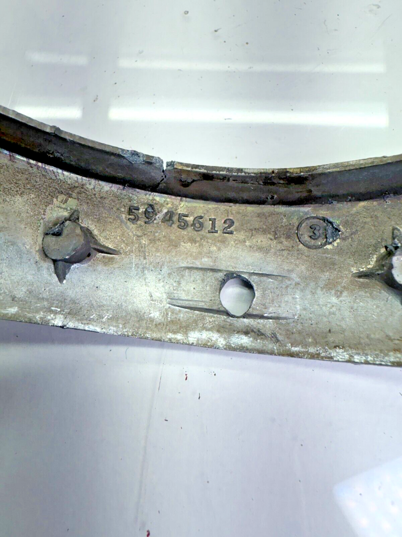 Vintage OEM 1955 Chevy Bel Air Tail Light Bezel Trim Pair 5945612 55 B52-44