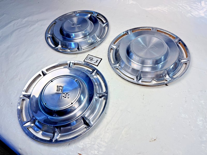 (3) 1959 1960 1961 1962 Chevrolet Corvette Impala Wheel Cover Hubcap 14" U5B-3