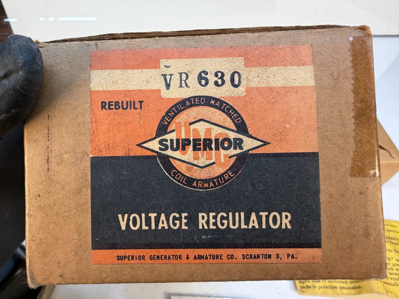 NOS Autolite 1961 RAMBLER Voltage Regulator 3161271 / 3.012 / VBO-6221C 61 C16-5