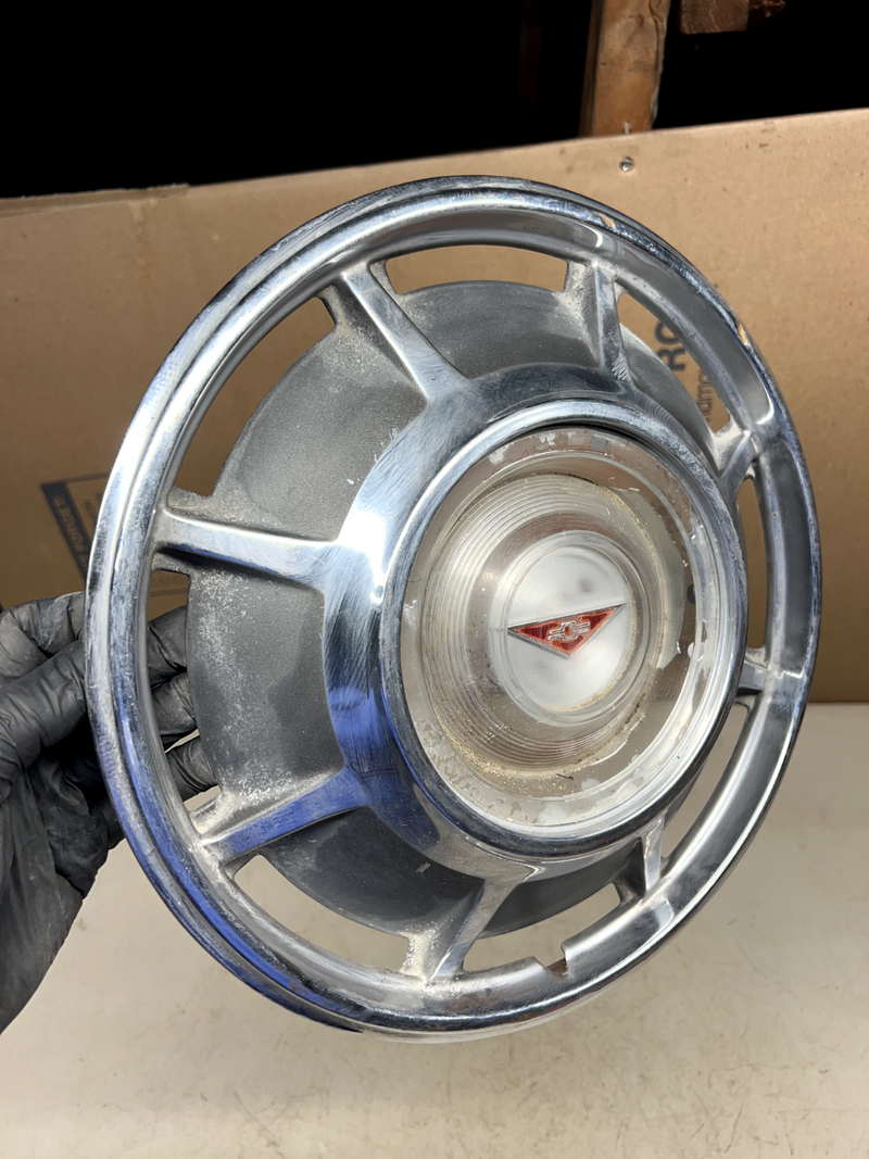 OEM Genuine 1966 Chevy Corvair Corsa 13" Hubcap Wheel Covers 66 B40-4