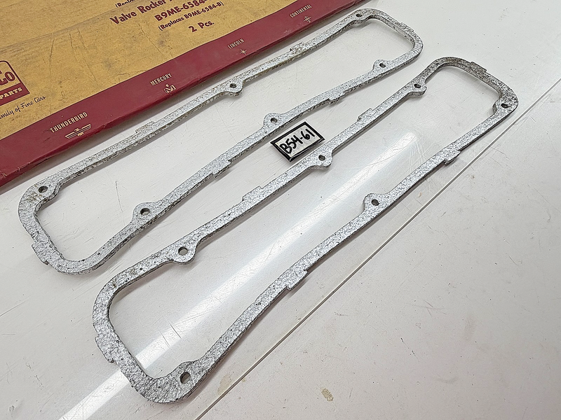 (1) NOS 1954 - 1960 Ford Mercury Y-Block V8 Valve Cover Gasket Set 1957 B54-61