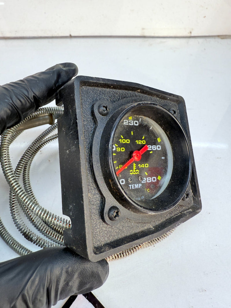 Equus 6042 Aviation Style Water Temperature Gauge 2" Black Electric B62-20