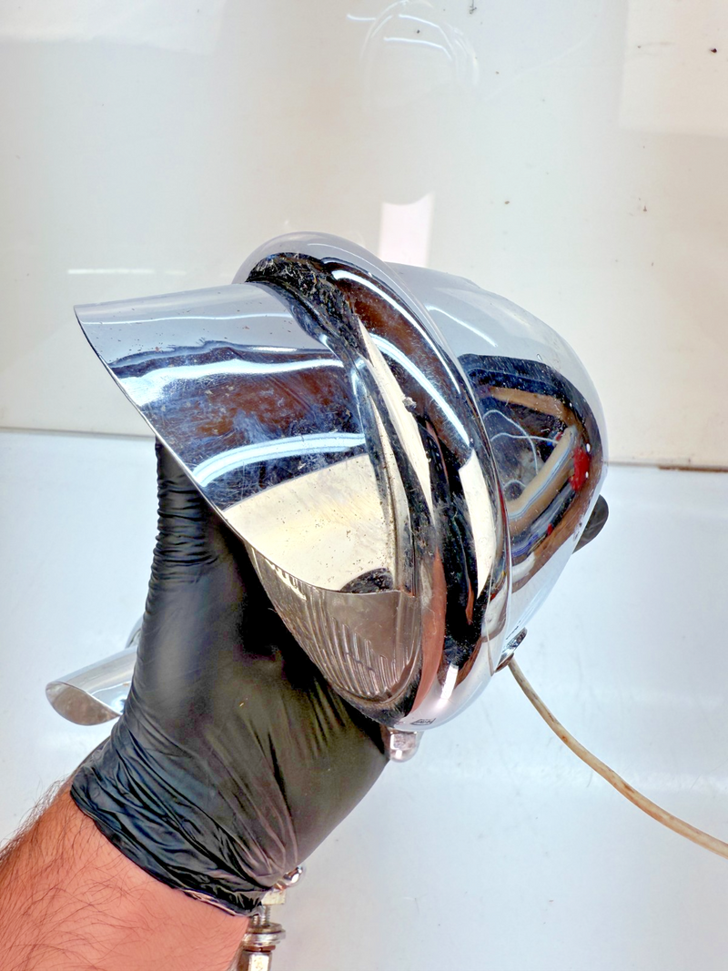 Vintage PAIR 1940s 1950s Bolt-On Spotlights GM Bomb Hot Rat Rod USA B83-64