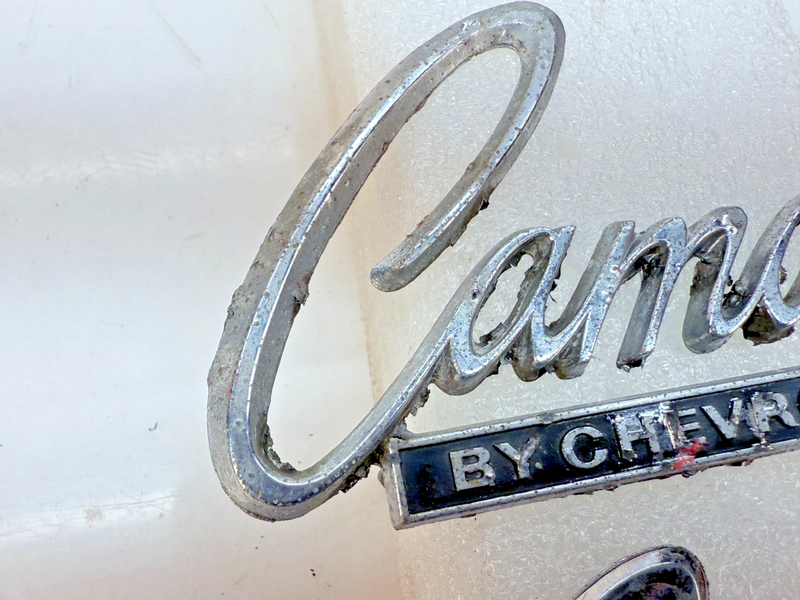 OEM 1968 - 1969 Camaro By Chevrolet Trunk Emblem 7752901 E5-43