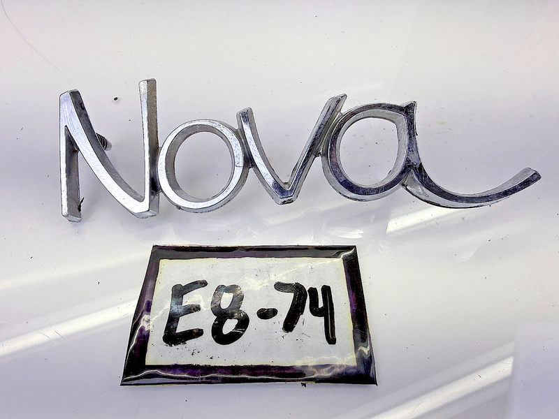OEM 1968 - 1972 Chevrolet Nova Fender Emblem GM 3943200 E8-74