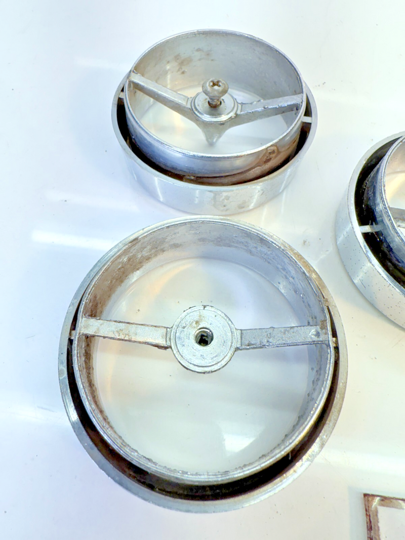 (5) 1963 63 Chevrolet Impala Tail Light Chrome Trim Ring Ornament B60-18