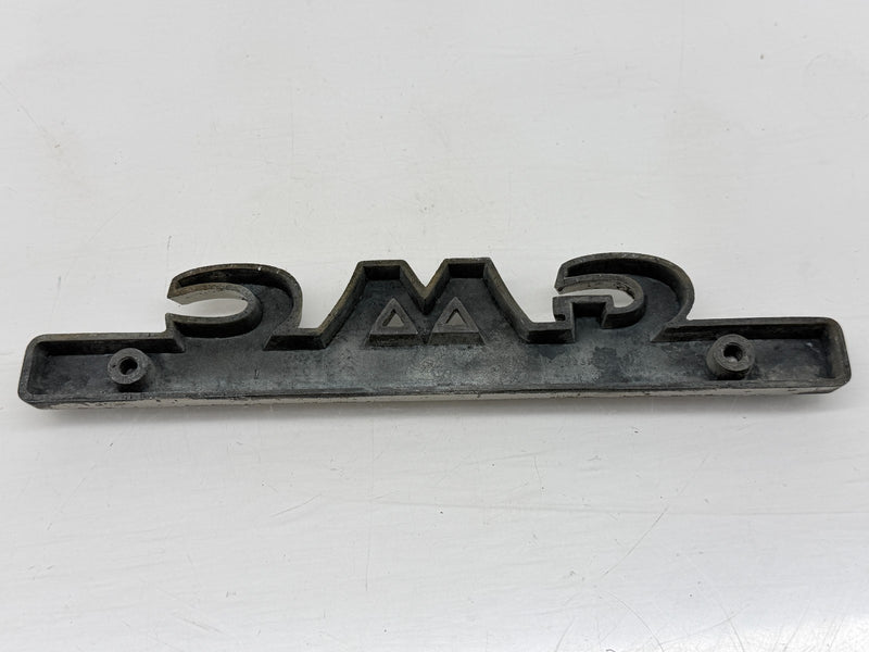 OEM 1947 - 1954 GMC TRUCKHOOD SIDE EMBLEM NAME PLATE 2223966 E9-80