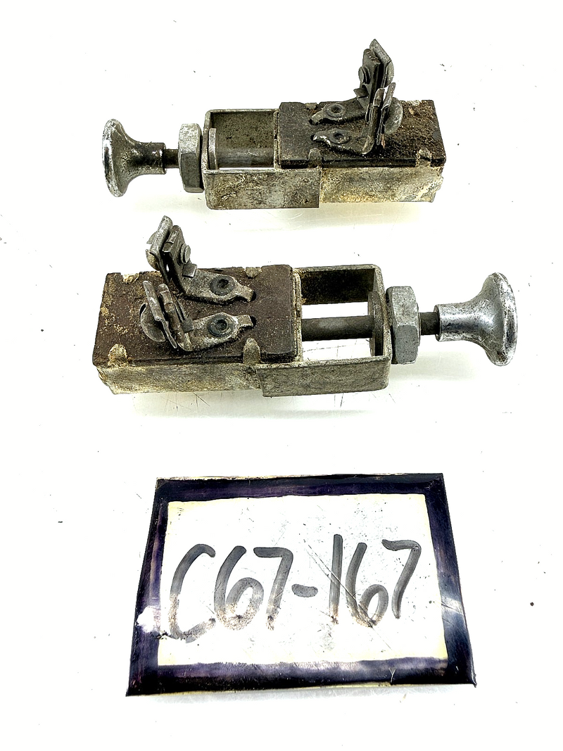 (1) Vintage Push Pull Dash Switches Flat Chrome Knobs 1930s 1940s Ford C67-167