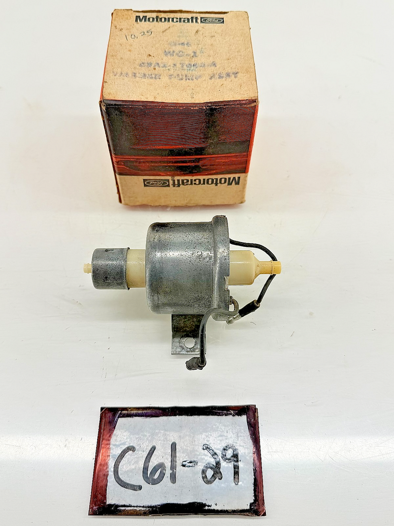 NOS 1965 - 1967 MUSTANG & SHELBY FORD WASHER PUMP C5AZ 17664 A HIPO C61-29