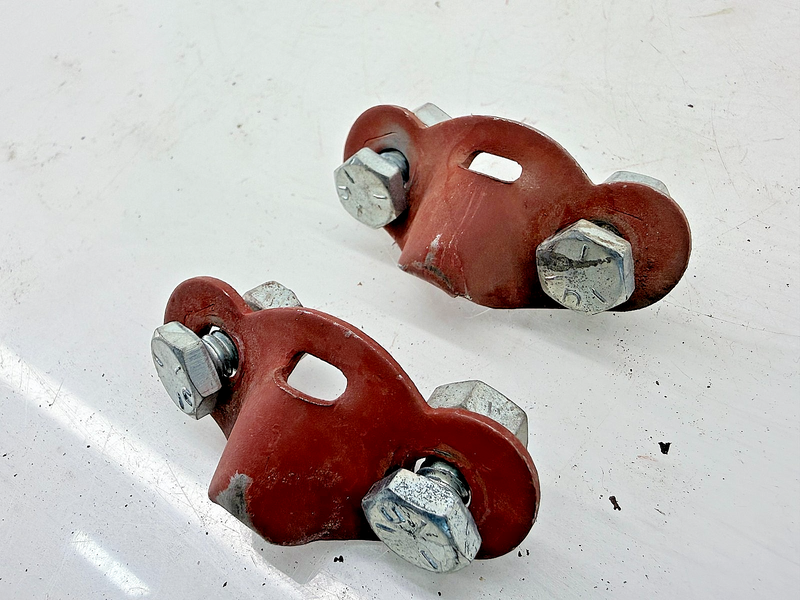 Original 1939 - 1945 Jeep Willys M38 Pair Hood Latch Hooks Catch GPW MB C49-59