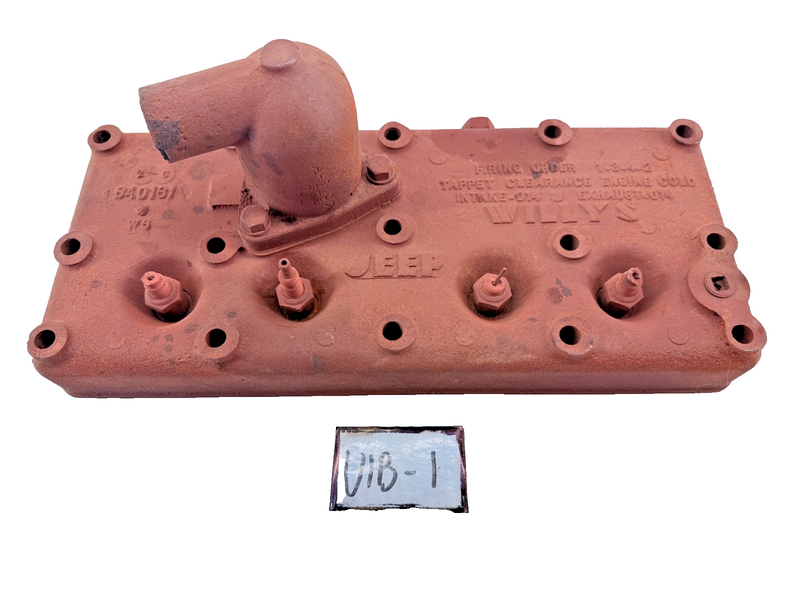 OEM Jeep Willys CJ2A CJ3A L-134 Cylinder Head MB? GPW? L134 640161 W4 WWII U1B-1
