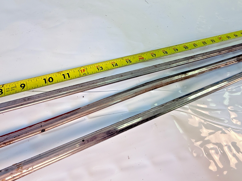 OEM 1960 IMPALA CONVERTIBLE 2 DOOR Quarter PAINT DIVIDER TRIM MOULDING LOT S1-59