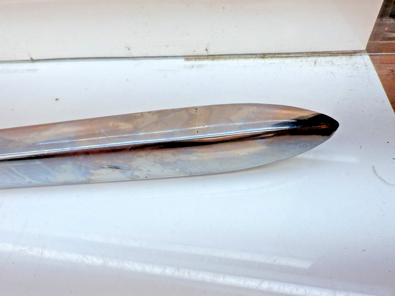 OEM 1960 Impala Bel Air RH Passenger Side Trunk Stainless Trim Molding B74-27