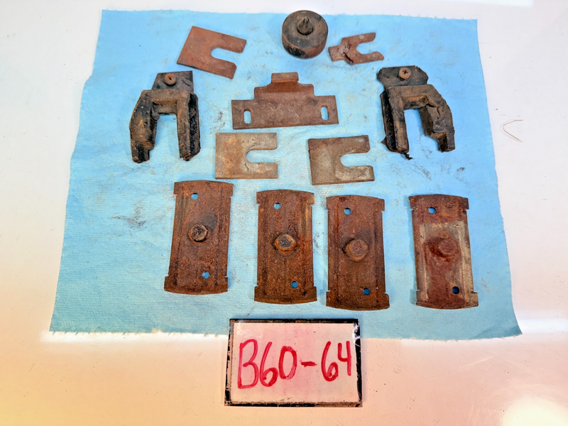 OEM 1959 1960 Chevy Impala Belair Bonneville Misc Mounts & Clips B60-64